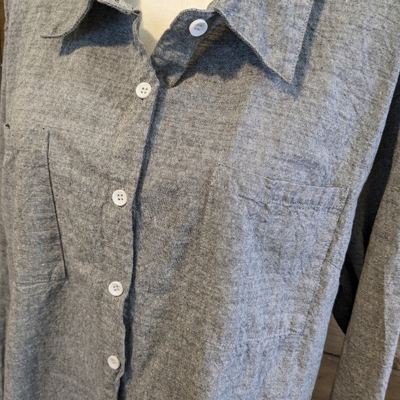Fuinloth Long Sleeve Button Top - Picture 4 of 5
